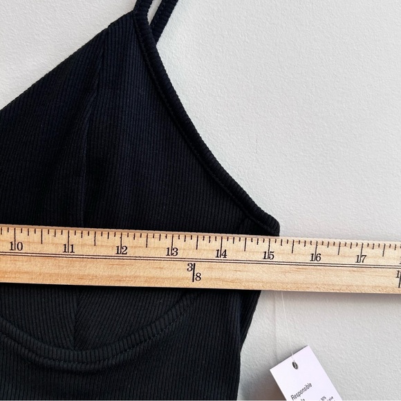 5/$25 Wild Fable Mini Dress, Sundress, Summer, Black, Medium, Ribbed - Picture 2 of 8